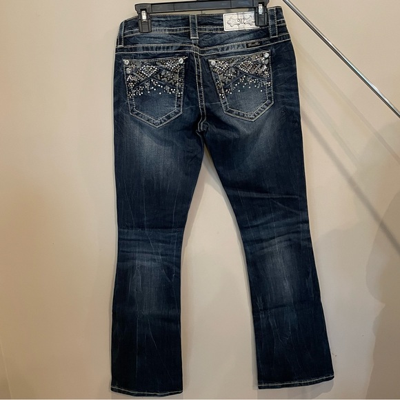 Miss me size 28 boot cut dark wash - Picture 3 of 11